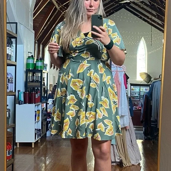 NWT Pink Martini - Garden of Love Dress - XL - Picture 5 of 8